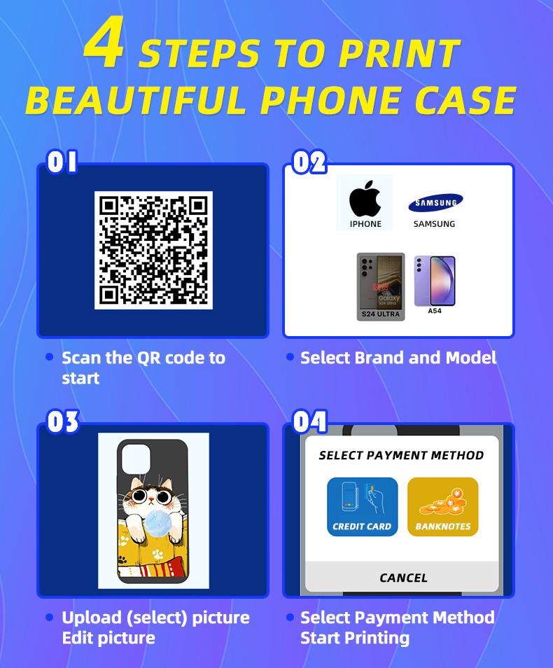 High-Profit Professional One-Click Automatic Mobile Phone Case Printing Vending Machine