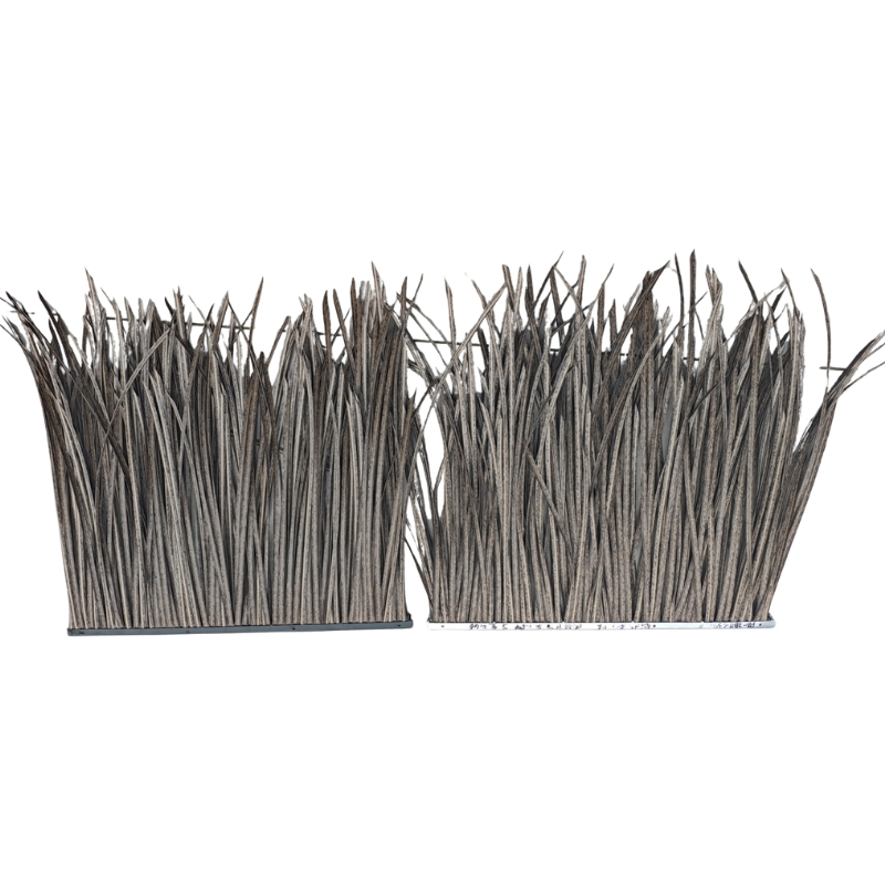 Fire Resistant Synthetic Thatch Roof Natural Look Artificial Straw for Beach Villas