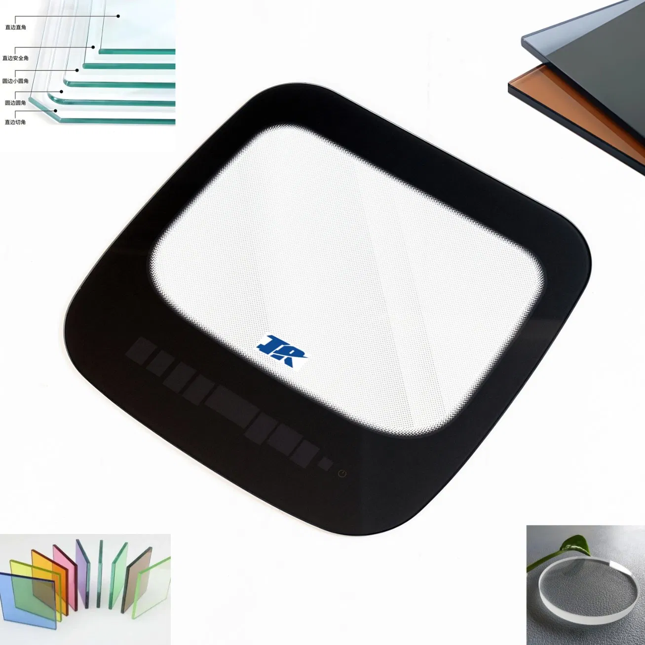 Washing Machine Colored Panel Cover Tempered Glass Supplier