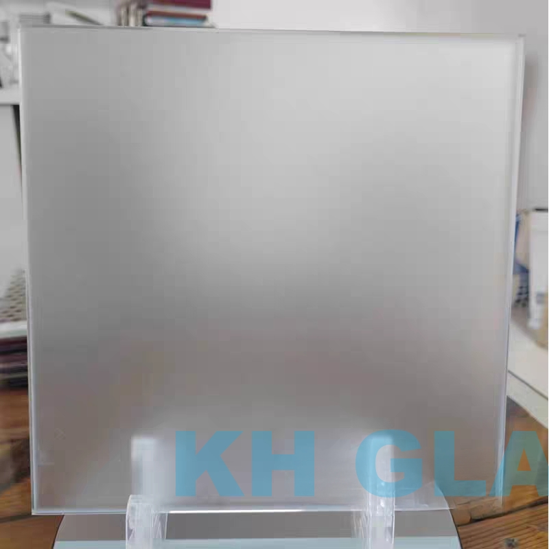 3mm-10mm Durable Acid Etched Glass Frosted No Figure Print for Home Decoration