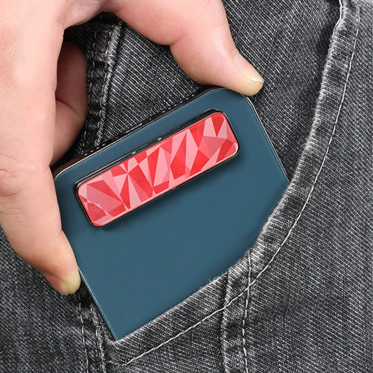 Metal Alloy Phone Stand Sticky Foldable Adjustable Angle Artisan