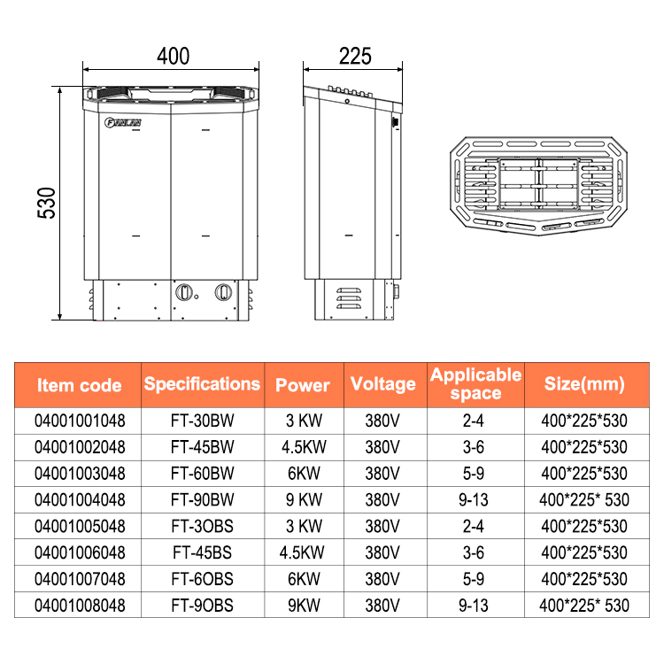 Инфракрасный обогреватель для сауны FINN Forest