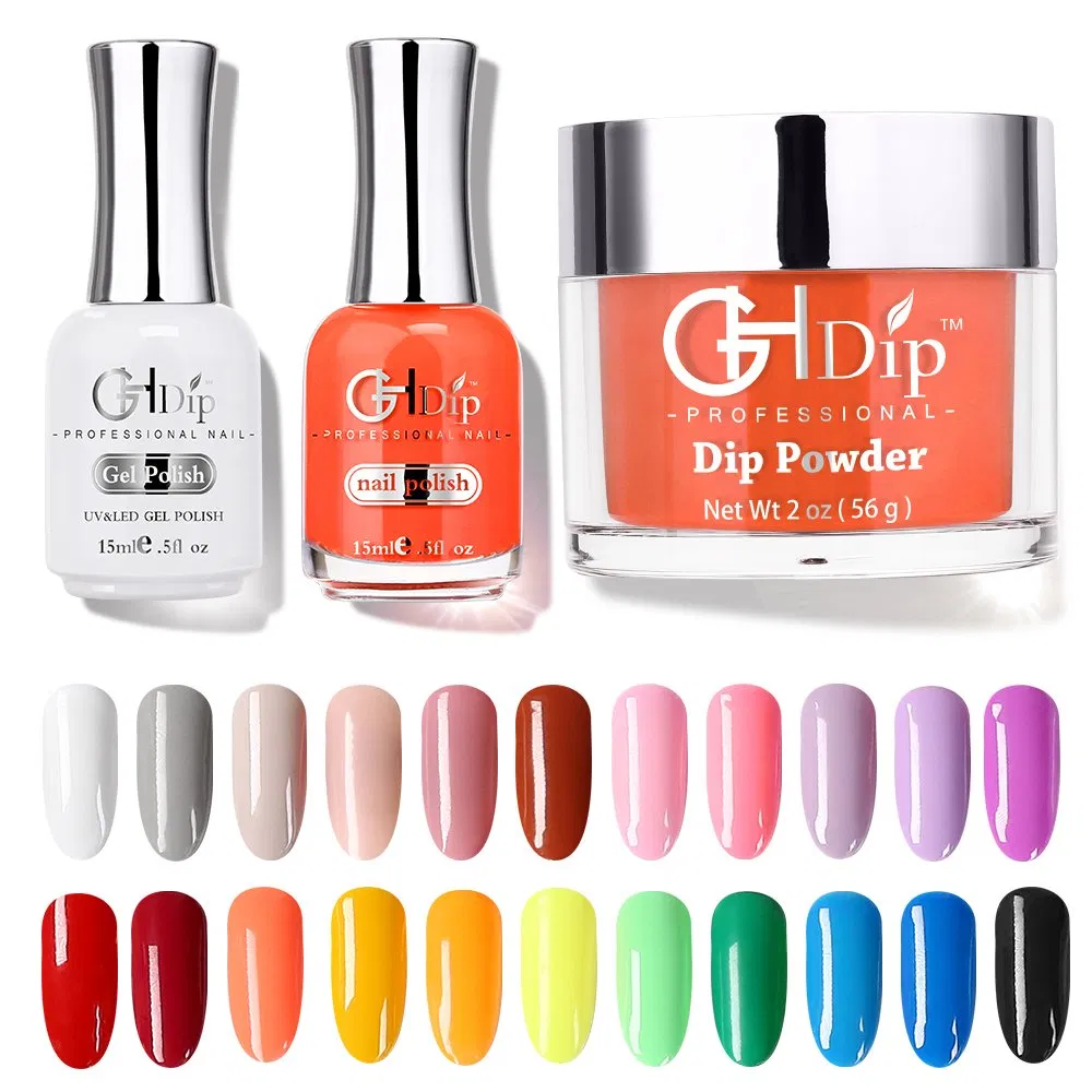 Factory Wholesale 2000 Nude Color Fast Drying 3 in 1 Acrylic Dipping Powder