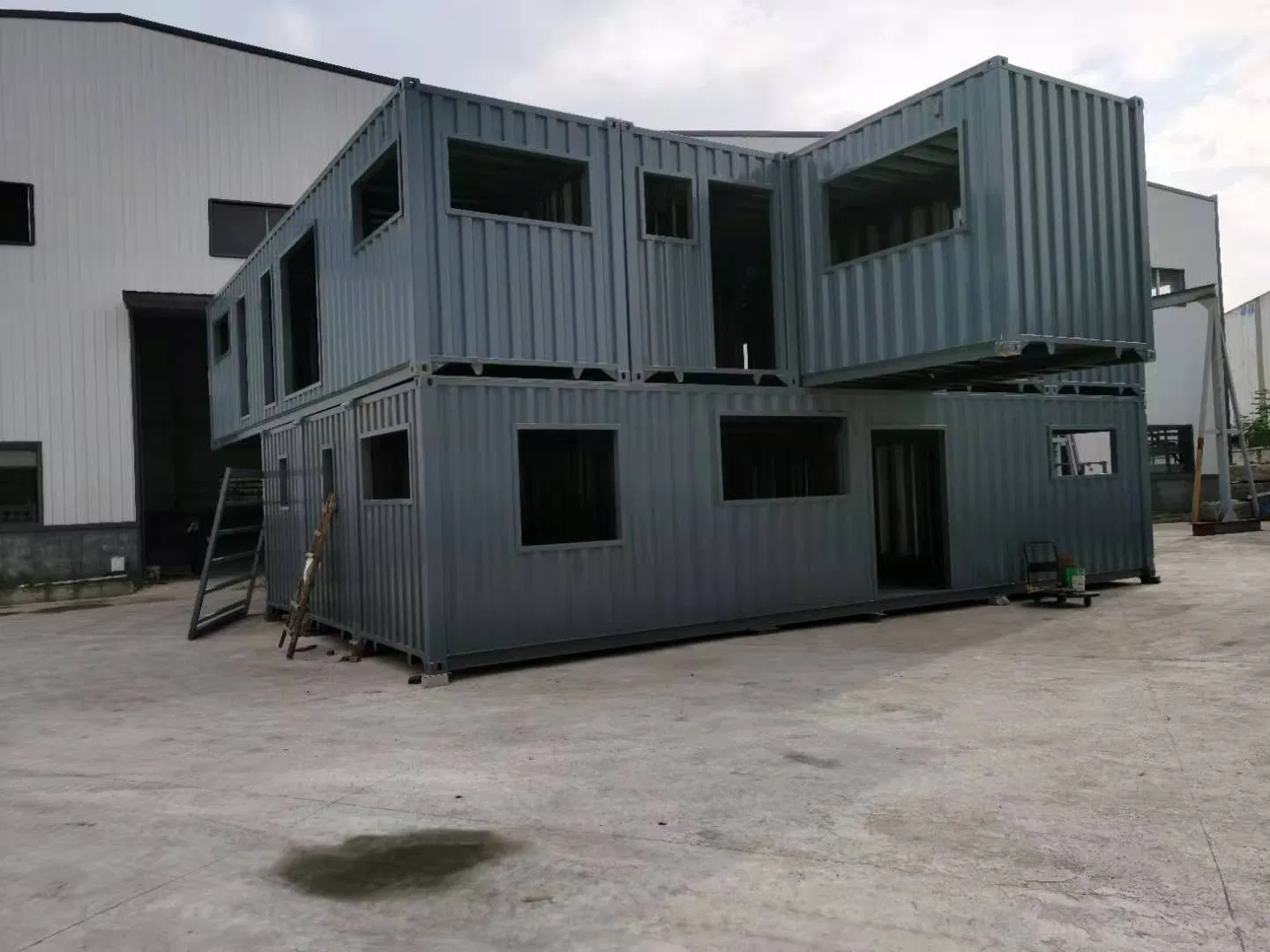 Luxury European Ready Made Living Two Storey Prefab Prefabricated Container Home House Villa