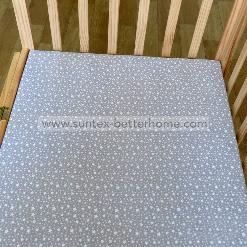100% Cotton Flannel Fitted Crib Sheet Waterproof Baby Sheets