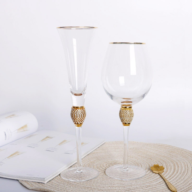 Factory Hot Sell Greenwich Champagne Flutes Wine Glasses