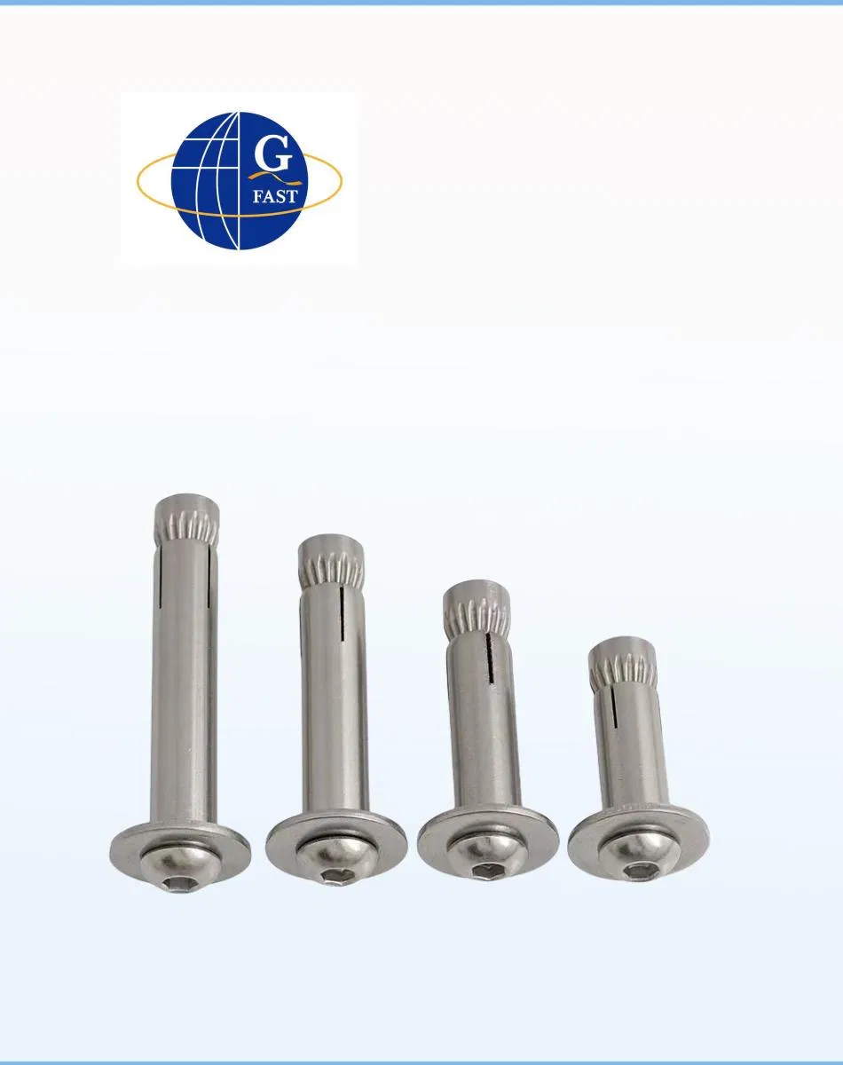 Анкерный болт с шестигранной головкой и распорной втулкой