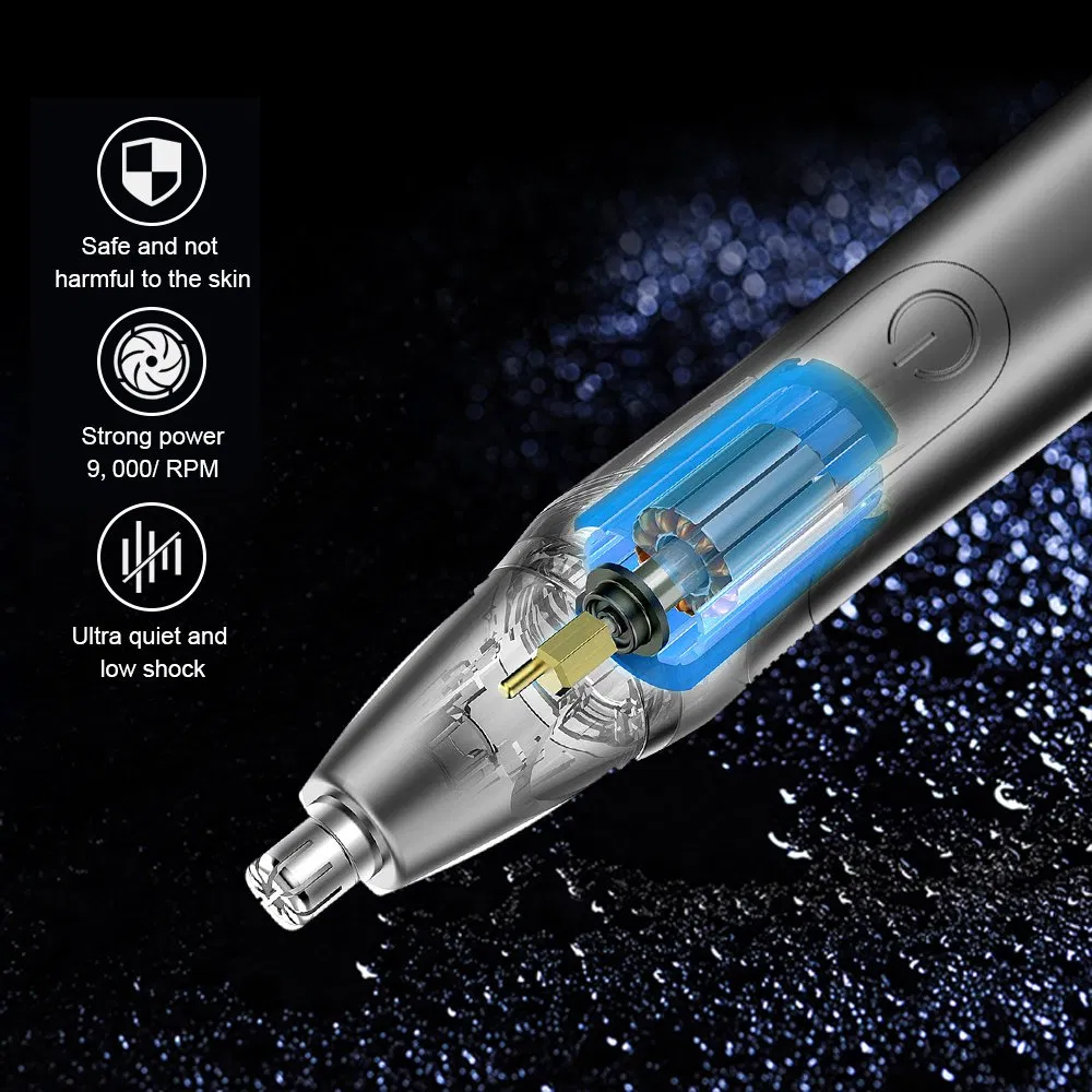 Logo Customizable Portable Nose Hair Clipper for Men and Ladies