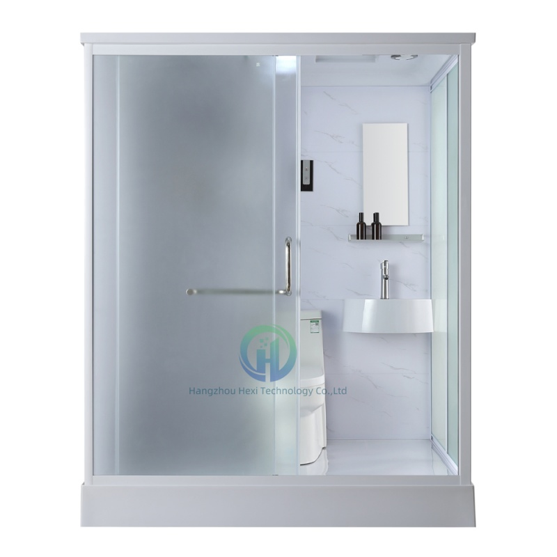 Elegant Bathroom Sanitary Ware: 140*110/170*120/190*120*215cm Toilet and Shower Set