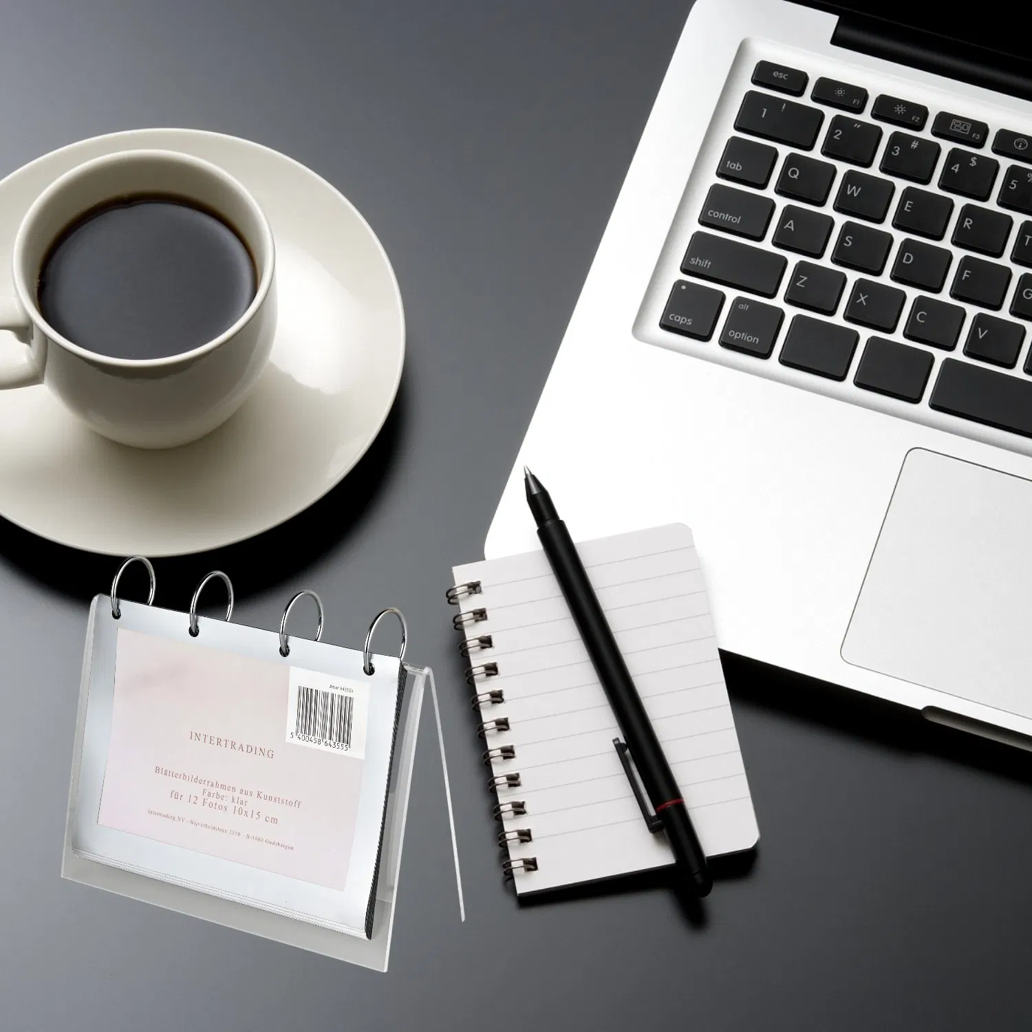 Acrylic Desktop Billboard Calendar Stand Flip Display Holder Clear Desk Schedule Rack