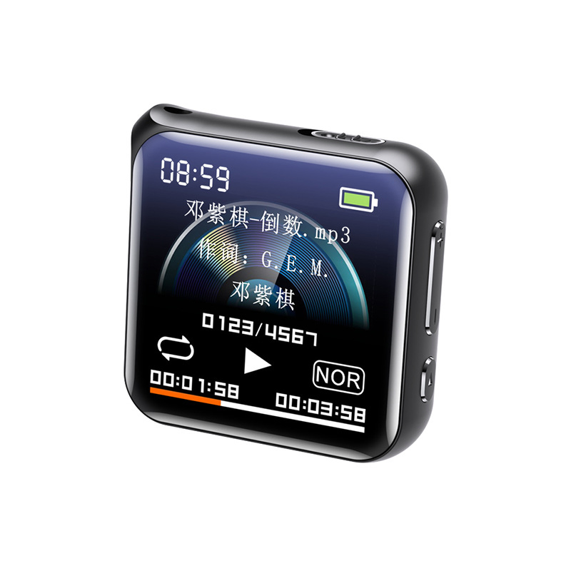 2024 Mini MP3 Music Player with 2.0 Inch Touch Screen and High Resolution Camera