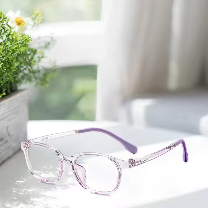 Customized Tr90 Eyeglasses Frames Non Slip Anti Blue Light Glasses Student Myopia Glasses for Boys and Girls