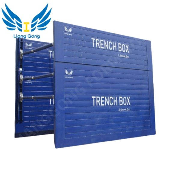Supplier Lianggong Trench Box for Pipe Concrete Construction Formwork