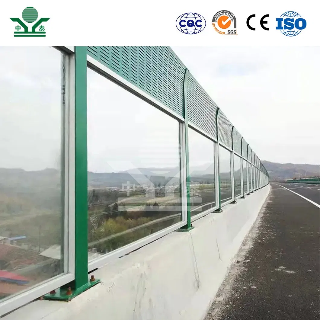 Zhongtai Sound Proof Wall Barrier China Factory Temporary Acoustic Fencing 2960*500*80 Bridge Sound Barrier