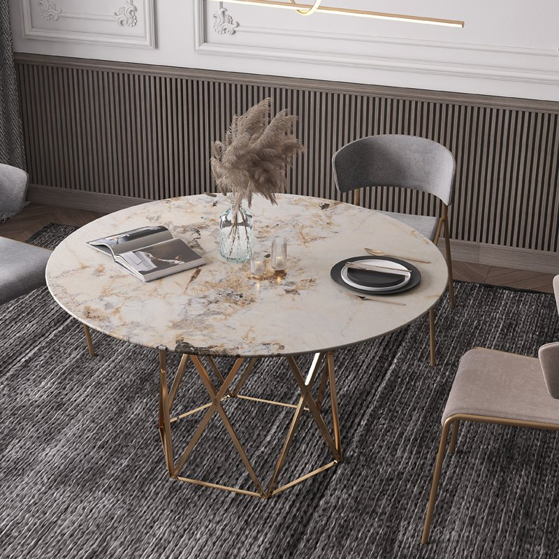 Pandora Popular Soft Polished Porcelain Marble Slab Living Room Background Sintered Wall Tile