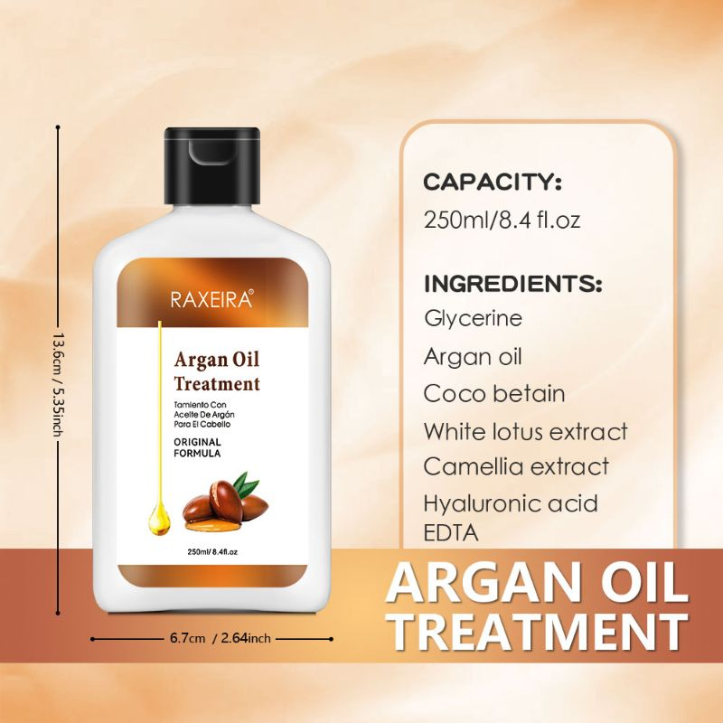 Premium 250ml Organic Argan Oil Hair Mask Treatment