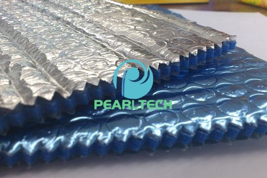 Fire Resistant Antiglare Double Aluminum Foil Bubble XPE Bubble as Roof Insulation Materials with Low Emmisivity