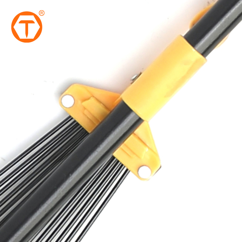 15 Teeth Lawn Metal Camping Leaf Rake Garden Tools Fan Rake