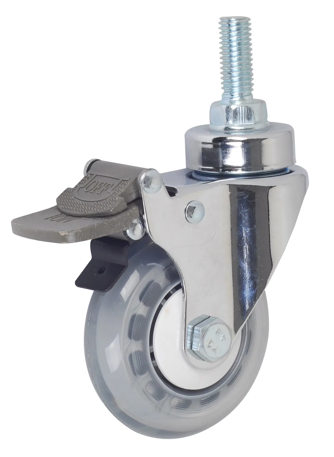 ABS Cover Total Brake Without High Performance Casters Medical Isolation Trolley Caster Manufacture