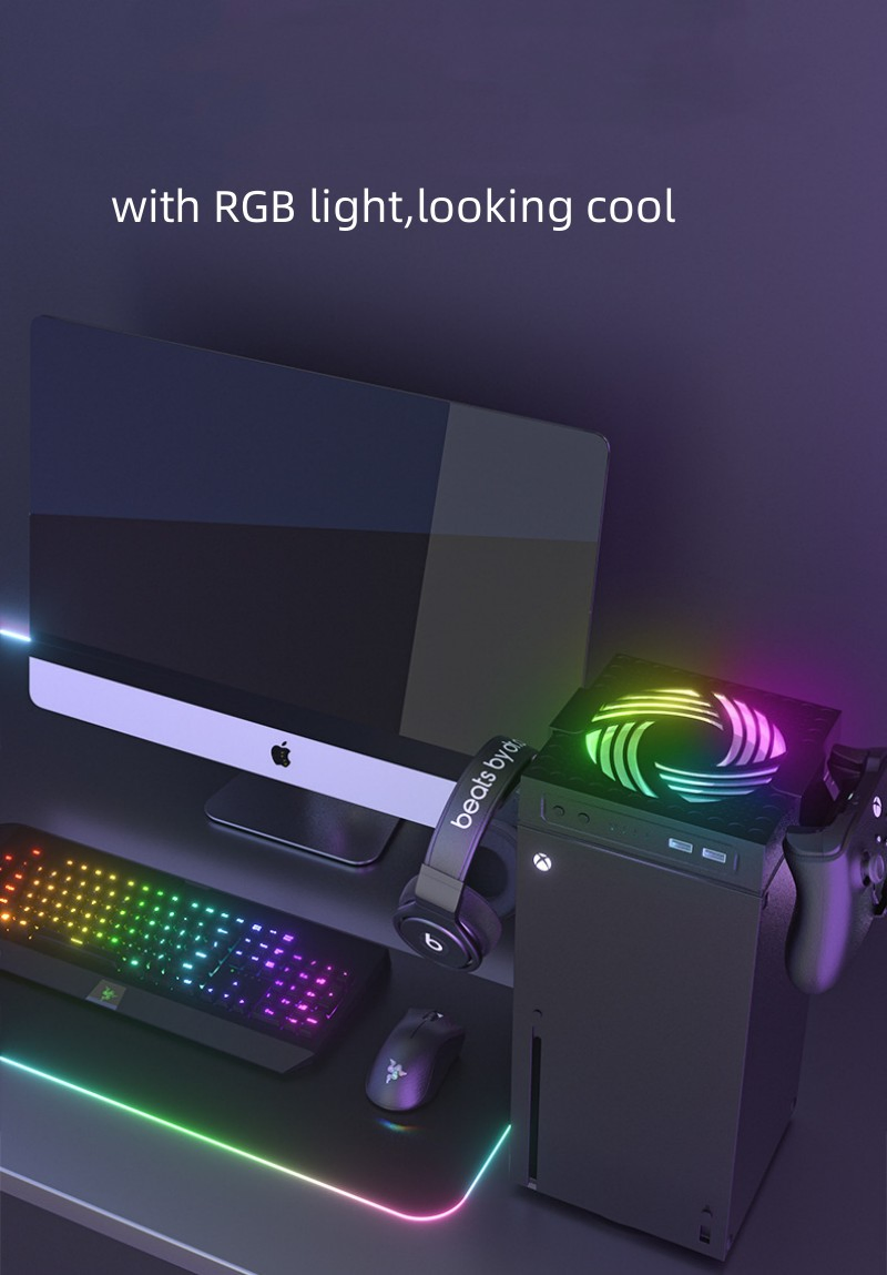 Кулер-вентилятор для Xbox Series S/X с RGB подсветкой