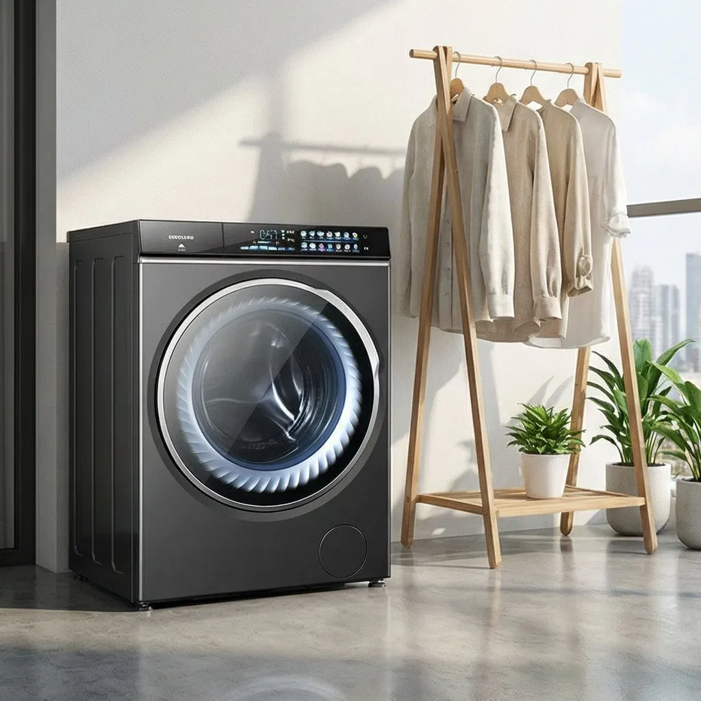 13kg Eagle Eye Chrome Washer-Dryer Combo for Ultimate Convenience