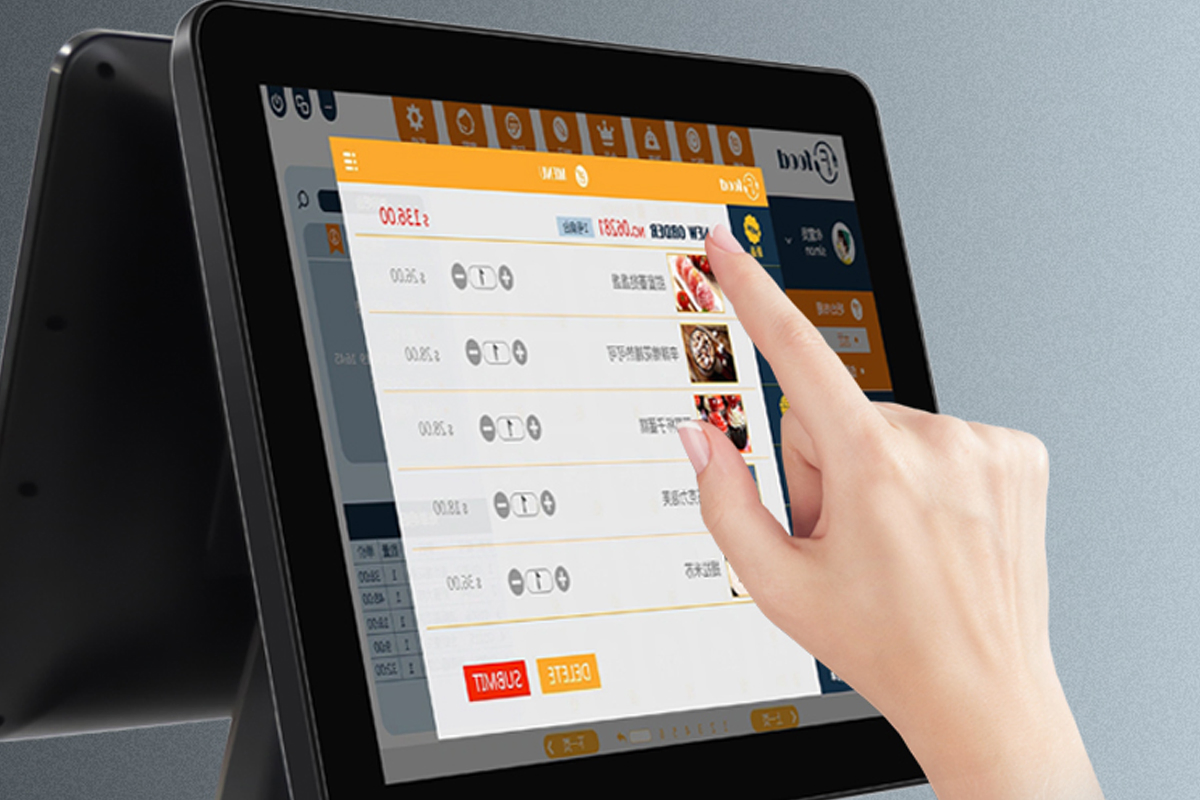 15.6 Inch POS Cash Register Machine Epos Cashier Terminal All in One POS Systems Caja Registradora for Restaurant Retail