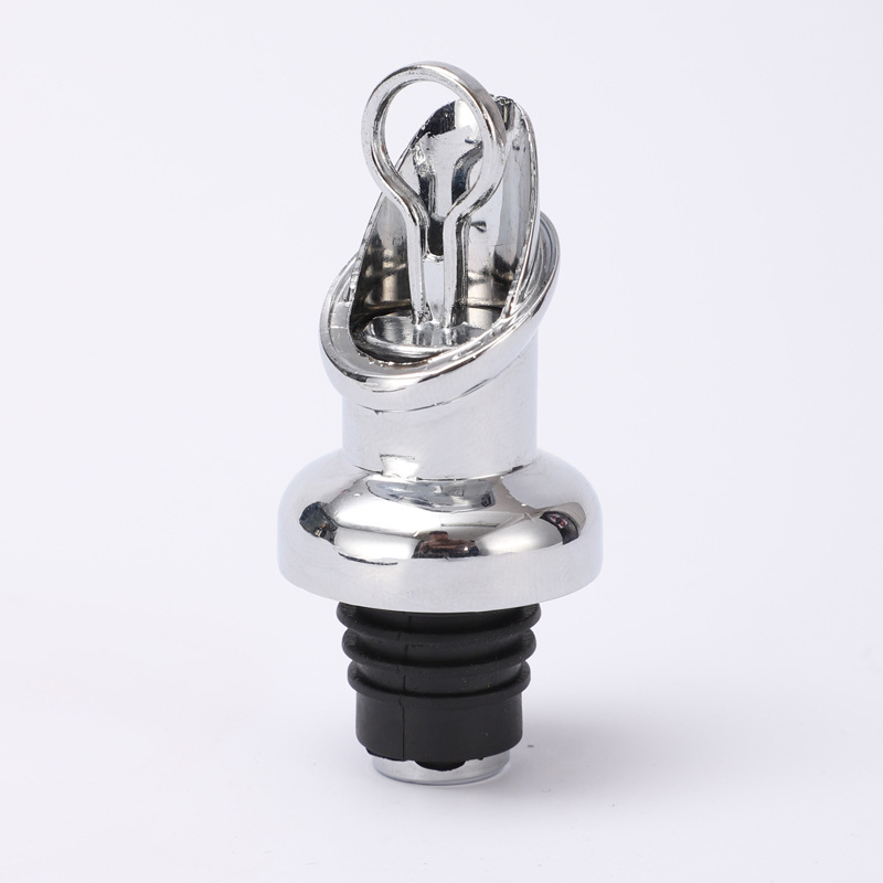 2-in-1 Zinc Alloy Wine Pourer Stopper for Bar Accessories