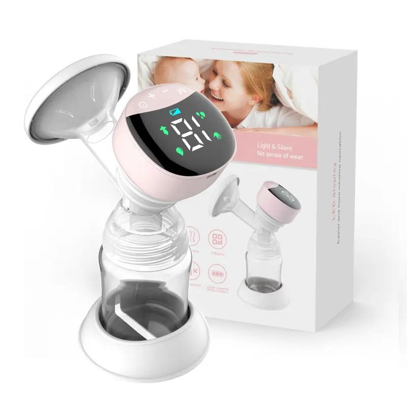 Breast Pump Electric Portable, Rechargeable with Massage Cushion and 12 Suction Levels