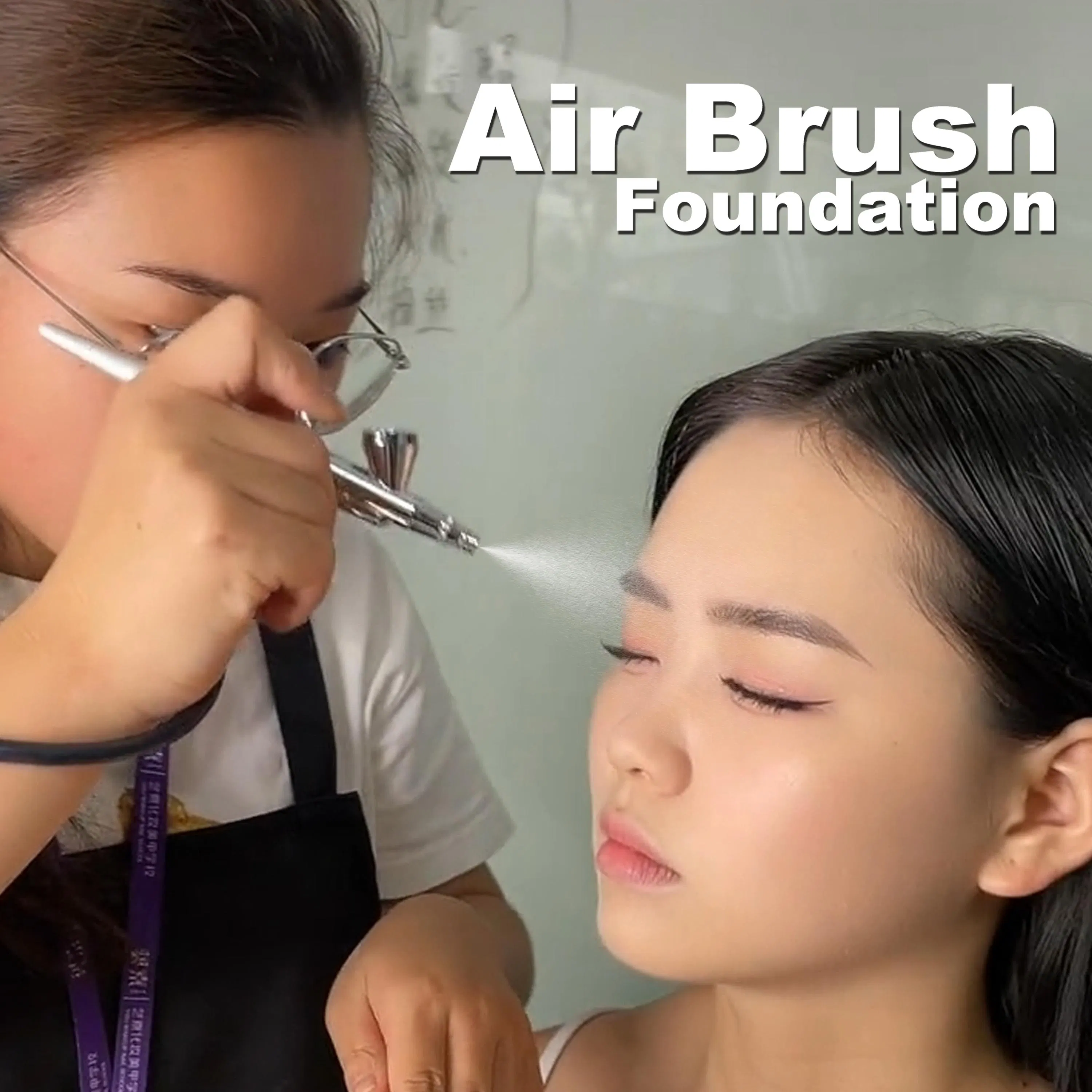 Professional Handheld Airbrush Cosmetic Makeup System Match Use for Foundation Makeup