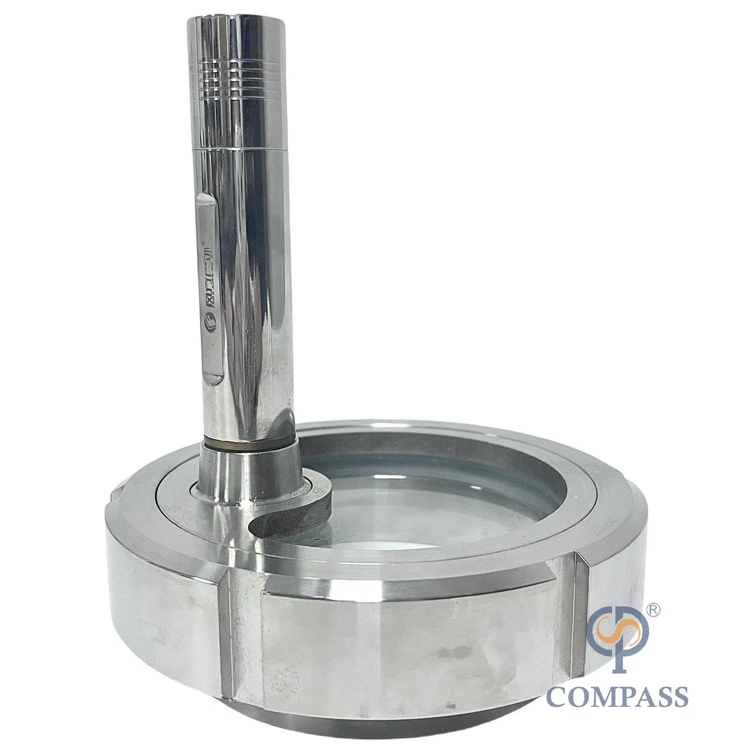 DN150 Stainless Steel SS304 Sanitary Hygienic Union Type Sight Glass with LED Light for Beverage Food