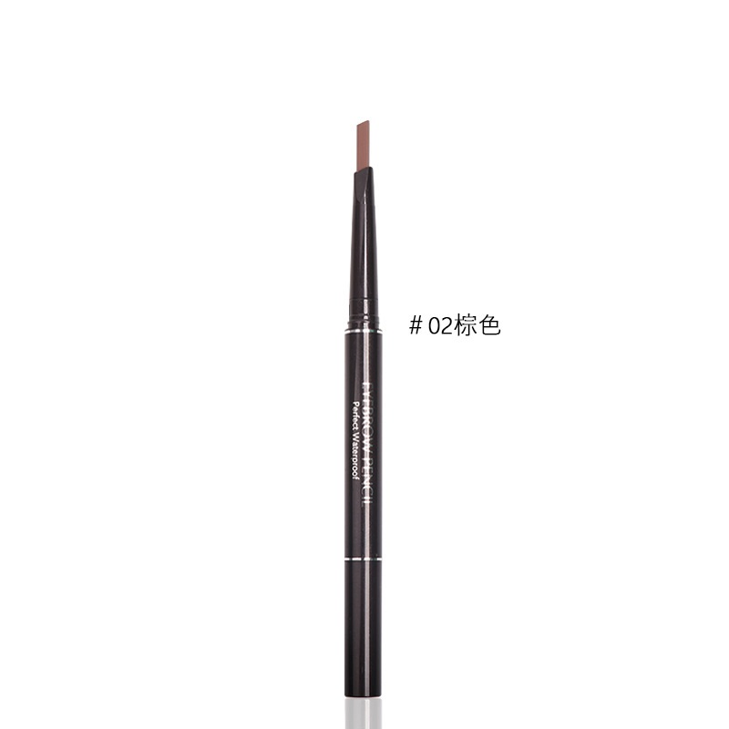 Ep14 O. Two.: . O Double-Headed Extremely Fine Eyebrow Pencil, Durable Rotation Waterproof, Sweat-Proof and Non-Faint Eyebrow Powder 4-Color Optional 9991