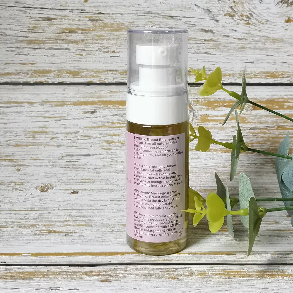 Best 2 in 1 Herbal Organic No Side Effects 100% Effective Women Breast Massage Oil Plus Breast Enhancement Cream