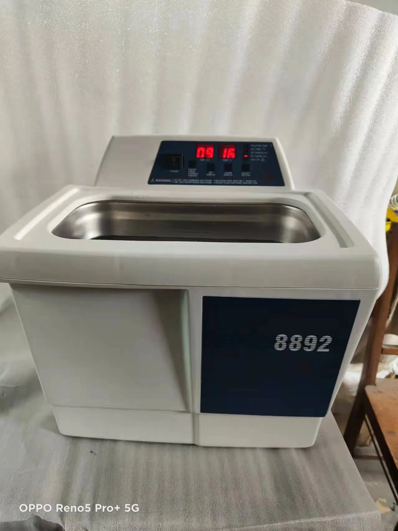 Tullker 30L 10L Ultrasonic Cleaner Power Adjust LCD Screen Bath Temperature Heat Set DPF Degreaser Washing Low Noise Laboratory Used