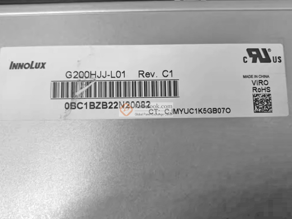 Original 20 Inch G200hjj-L01 LCD Display for Industrial Equipment Application