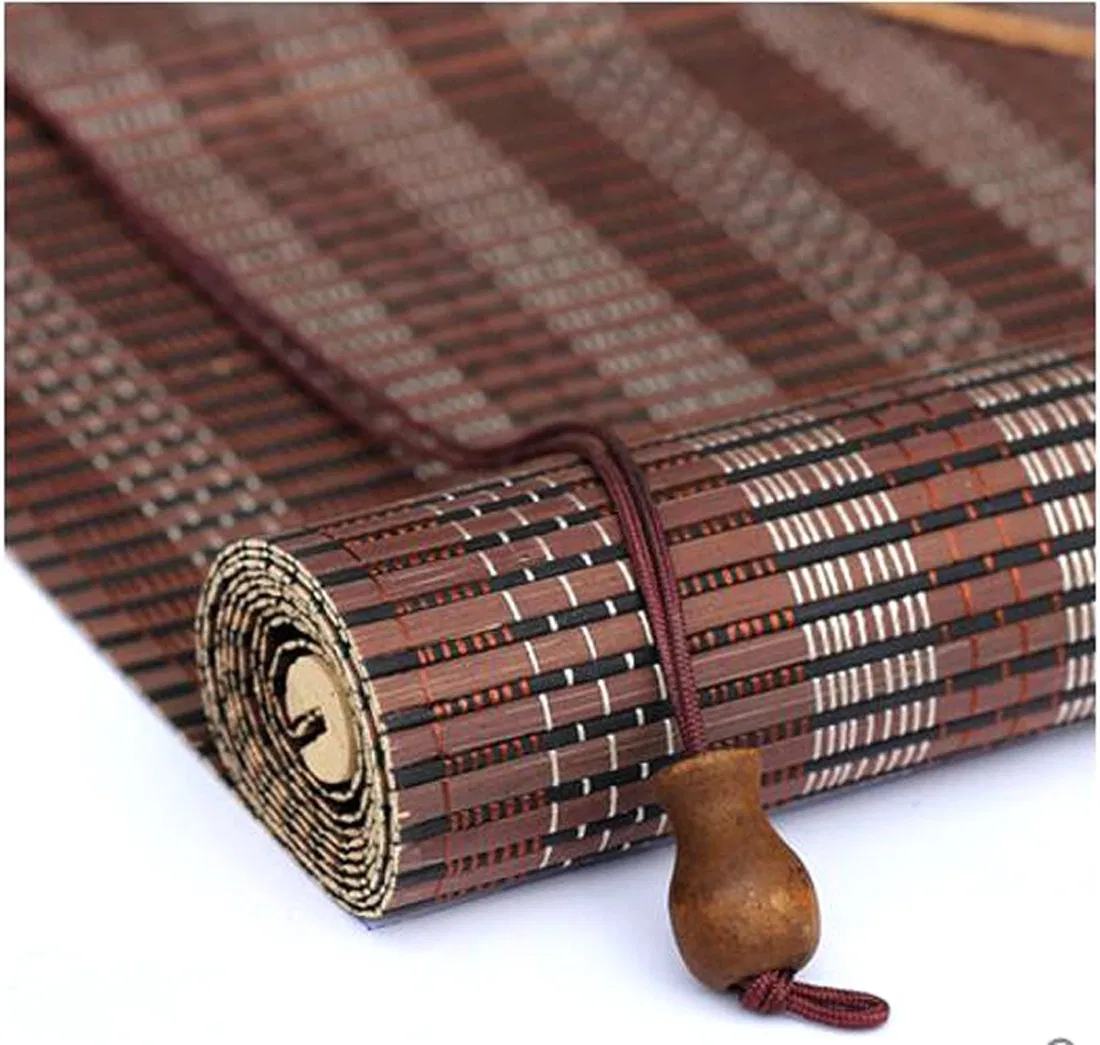 Customized Bamboo Rolling Blinds and Roman Blinds as Window Curtains