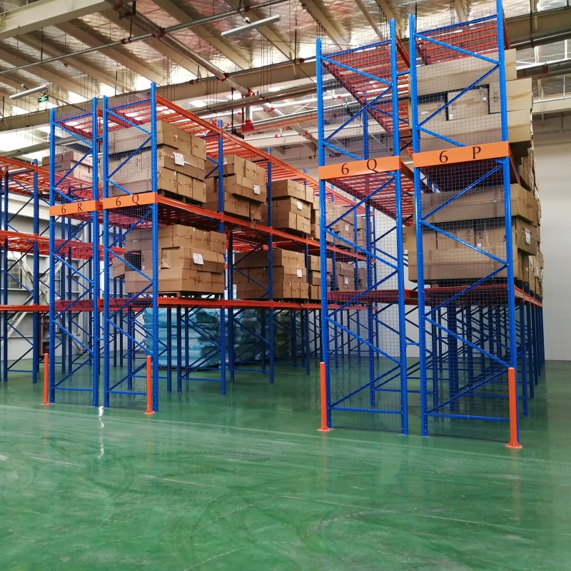Large-Scale Steel Platform for Warehouse Storage Multi-Tier Industrial Storage Platform with Elevator Access
