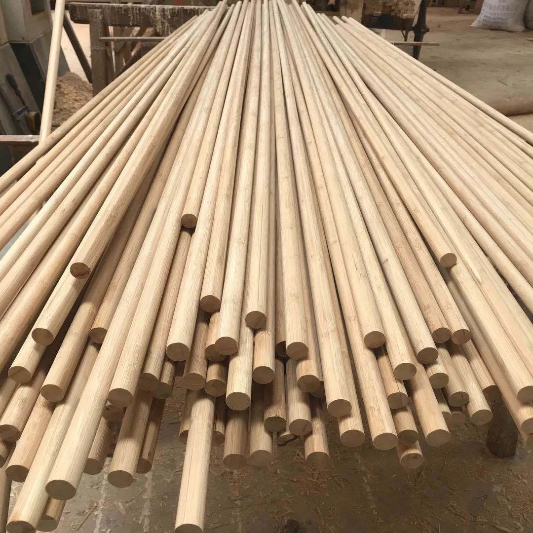 Bamboo Environmental DIY Diameter 0.63 Inch Bamboo Round Stick
