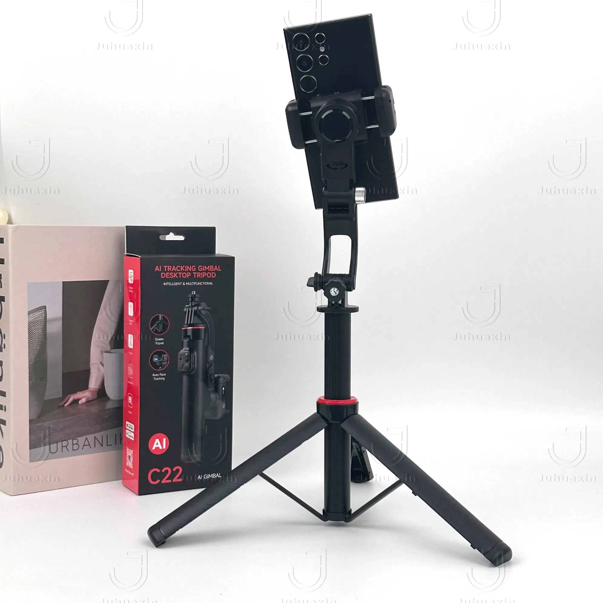 Factory Price High Quality PTZ Bracket Smart Bracket C22 Mobile Phone Mobile Bracket 360° Free Rotation PTZ Bracket for Fixing Mobile Phone