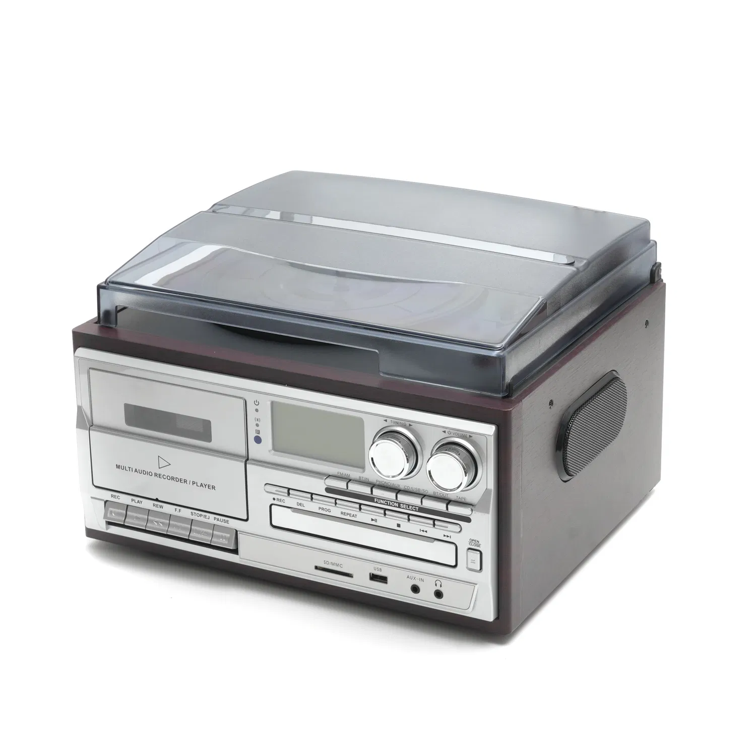 Factory Hot Sale Multi Function Turntable Vinyl Record Player with USB/SD