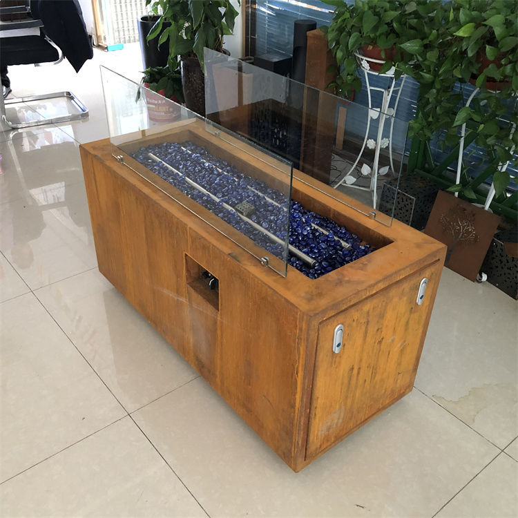 Metal Propane Fire Pit Fire Bowl Gas Corten Fire Table