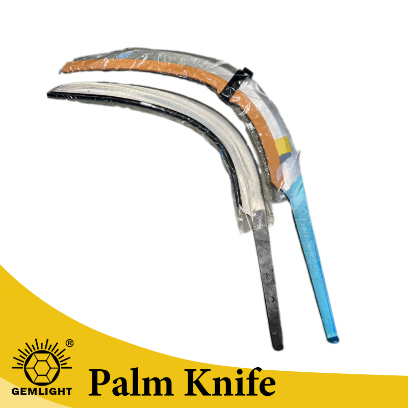 Multi-Purpose Palm Nut Fiber Separator Knife and Harvesting Tool Combo