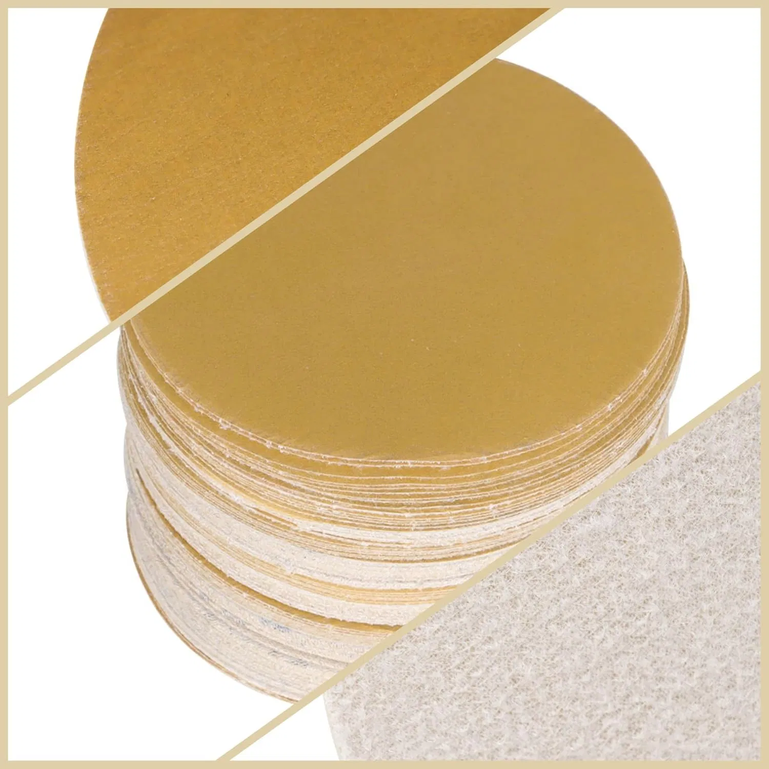 Hook and Loop 6" 6-8-15 Holes Psa Sanding Disc