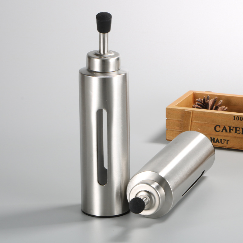 Stainless Steel Vinegar Oil Spray Kitchen Bottle Dispenser