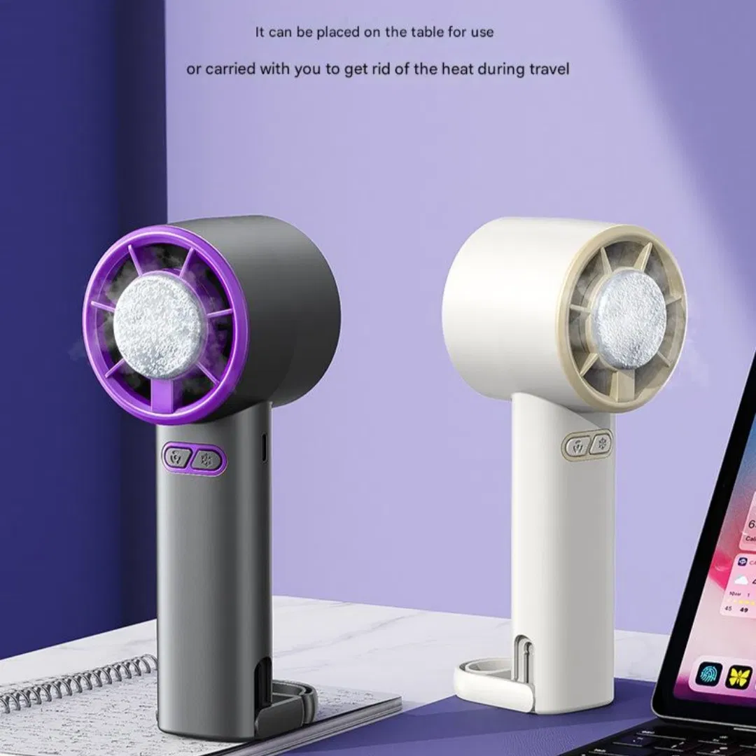 Adjustable Best Jet Exhaust Handheld Turbo Ice Compress Small USB Rechargeable Sports PC Ceiling Fan Rapid Cold Cooling Electric AC Portable Mini Fan for Travel
