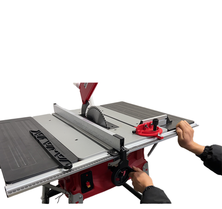 Qy-4250n 254mm Large-Diameter Cutting + 45° Precision Bevel Cutting Ultimate Wood/PVC Pipe Solution 1800W Industrial Multi-Purpose Table Saw