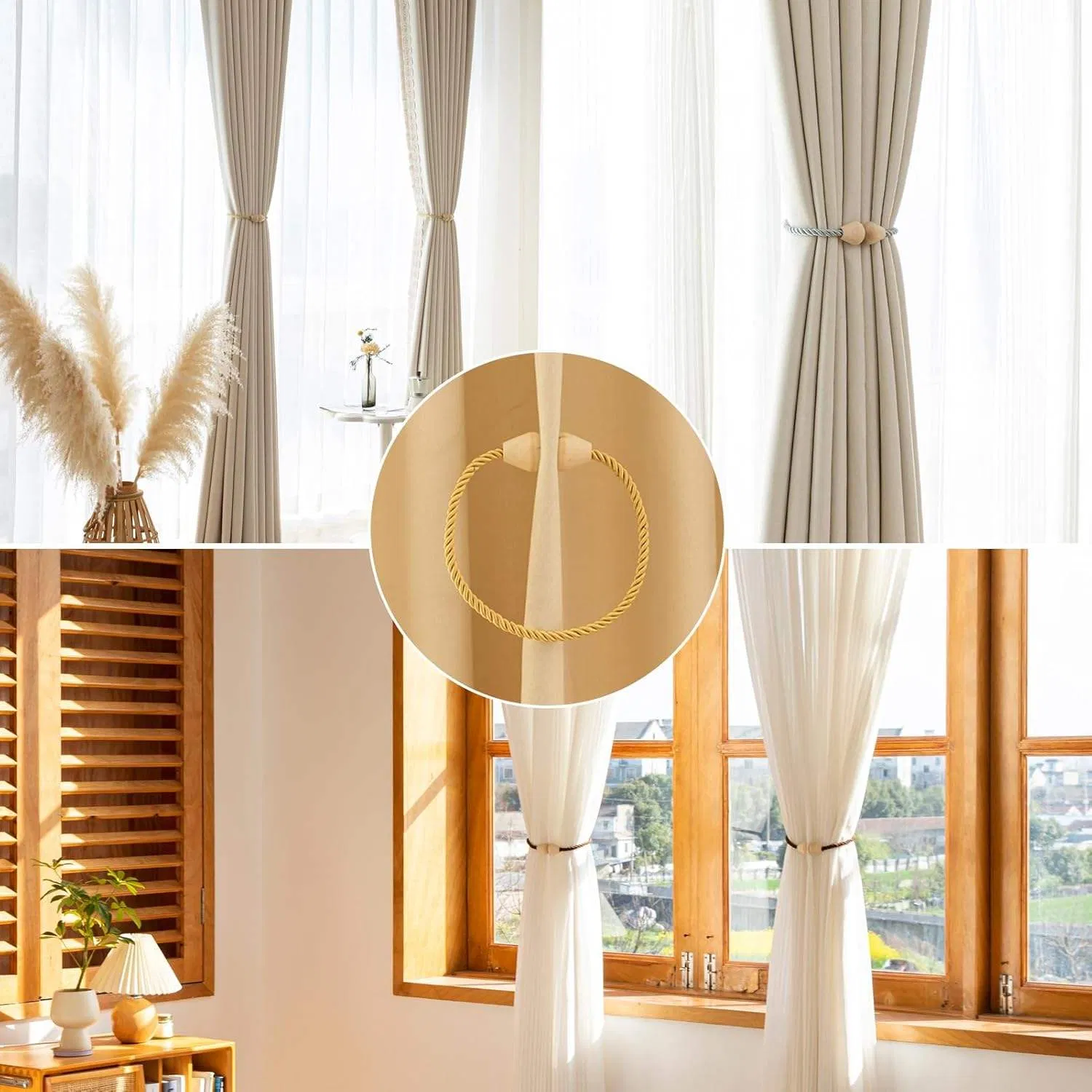 Factory Price Curtain Tassel Tiebacks Modern Curtain Tiebacks for Home & Office