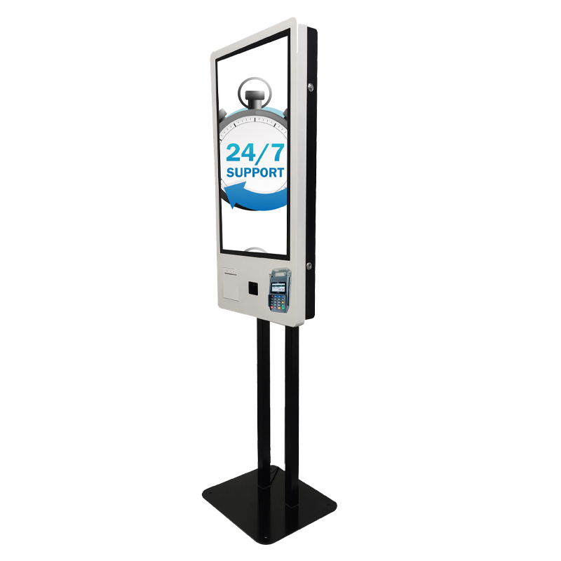 Netoptouch Indoor Use 32inch Android/Window Self Payment Checkout Cash Register Kiosk Self-Service Stand
