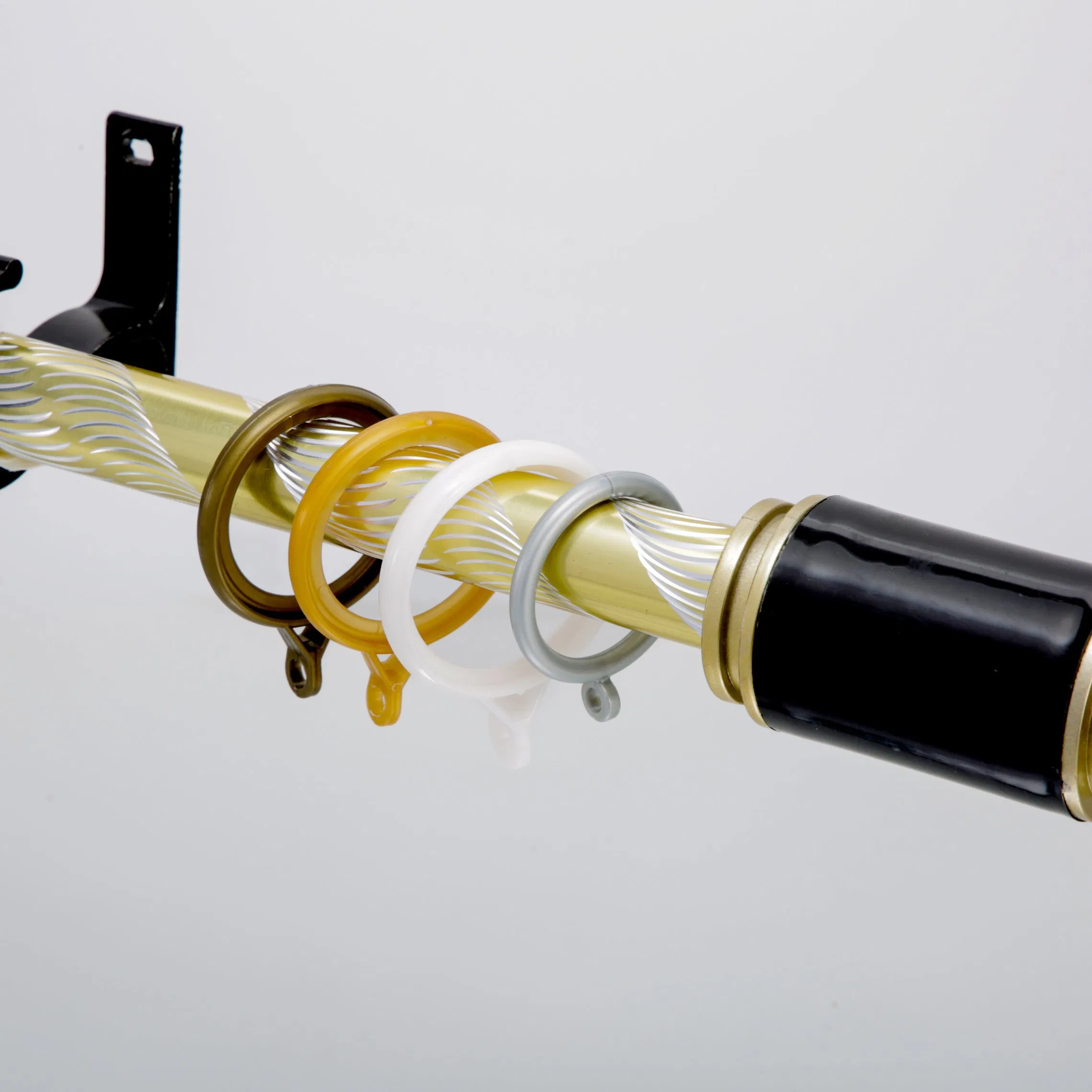 Manufacturer Wholesale Simple Design Aluminum Curtain Rod for Hotel Living Room