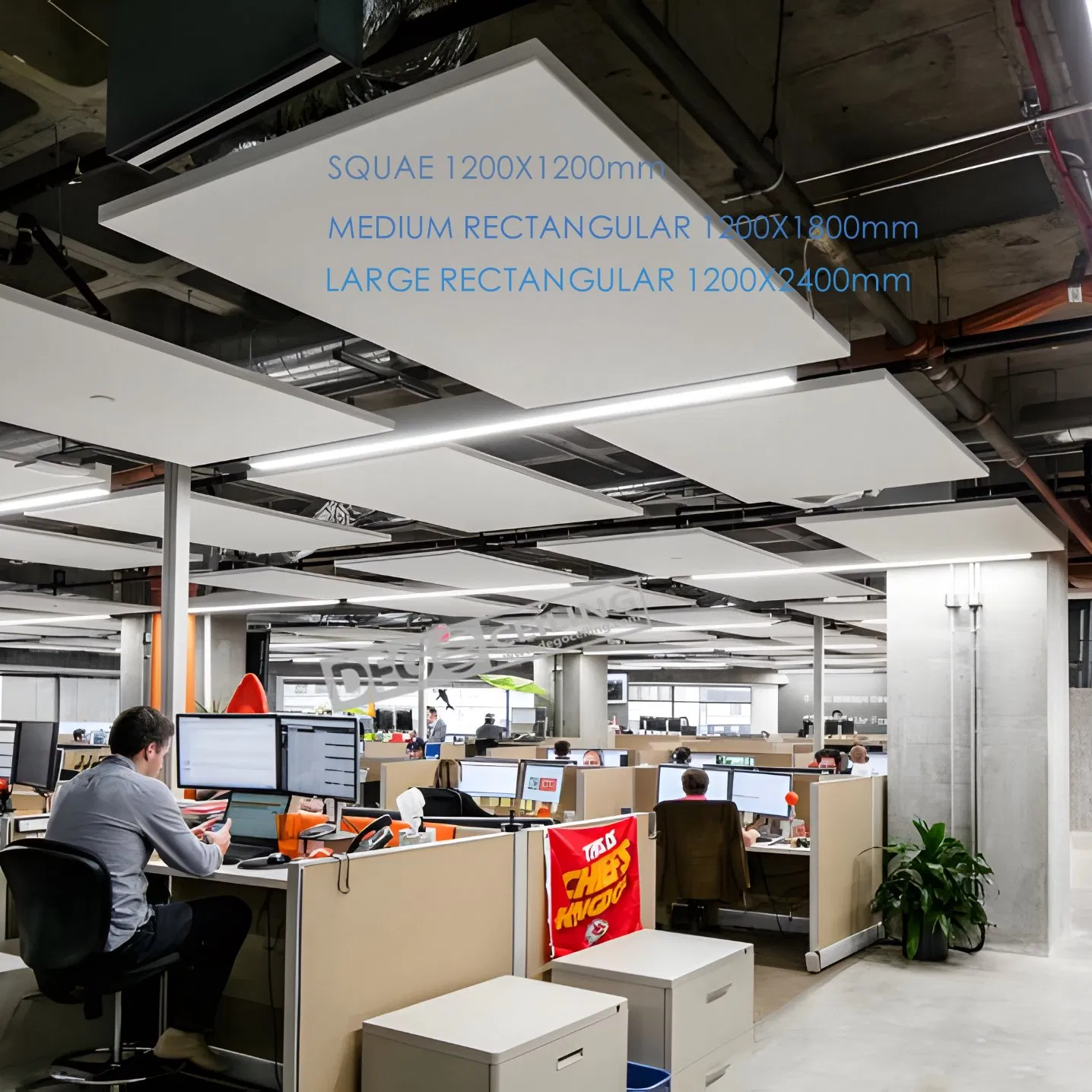 Decorative Sound Absorbing Panels Acoustic Ceiling Panels