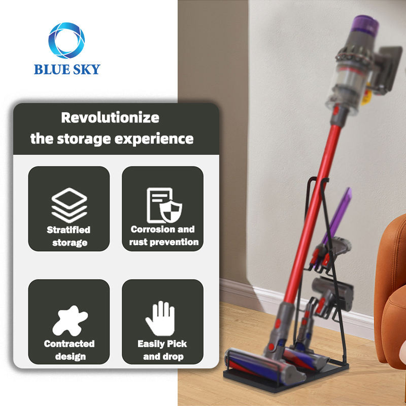 Freestanding Stand Stable Metal Storage Stand Docking Station for Dysons Xiaomis Boschs Dreames Vacuum Cleaner